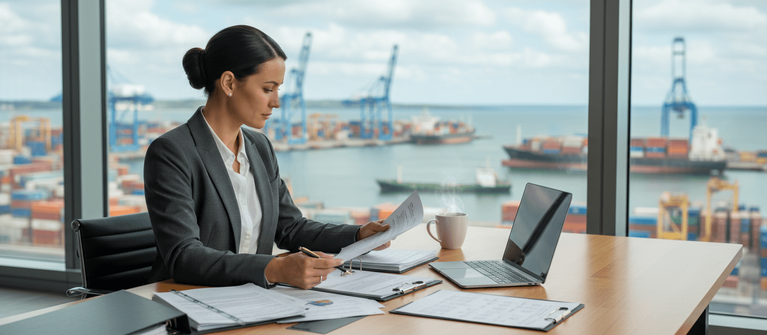 Export port operations supporting customs and duty planning
